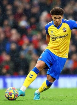 Che Adams during a match